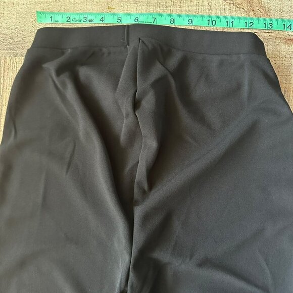 ASOS Design Black Flared Maternity Jersey Slim Kick Flare Suit Trouser Pants -6 - Picture 2 of 8